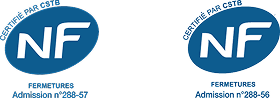 normes - certifications - label - NF fermetures - provélis