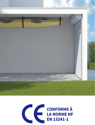 gamme masterlis enroulable - porte de garage sur mesure - détail - provélis