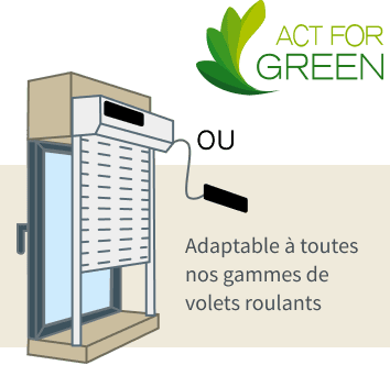 motorisation volet roulant - moteur somfy - provélis