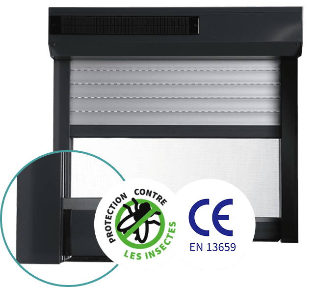 moustiquaire intégrée - volets roulants solaires - provélis